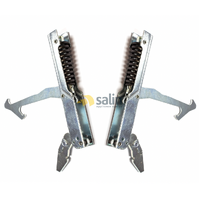 GENUINE SMEG OVEN DOOR HINGES COMPLETE ASSEMBLY WITH SUPPORTS C9GVXNL C9IMX alternate image