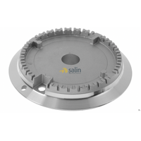 GENUINE SMEG STOVE GAS COOKTOP COMPLETE BURNER ASSEMBLY TRA90BL9 alternate image