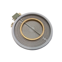 SMEG CERAMIC GLASS COOKTOP DOUBLE HOTPLATE ELEMENT A1C.1 A1CA A1CA-2 alternate image