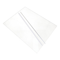 Hisense Fridge & Freezer Glass Shelf 470X370 S Al Assembly | PN: HS1095430 alternate image