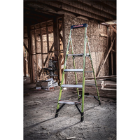 Little Giant 6ft Large 4 Step Tuff-N-Lite Fibreglass Platform Step Ladder alternate image