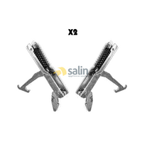 X2 GENUINE SMEG OVEN DOOR HINGES X2 SET FS64MFLP, FS64MFLPA, FS64MFW, FS64MFW/A alternate image