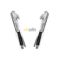 x2 GENUINE SMEG 700MM COOKTOP OVEN DOOR HINGES COMPLETE SET OF X2 alternate image