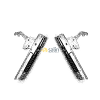 GENUINE SMEG OVEN DOOR HINGES x2 COMPLETE SET A11X-5 A11X-6 A11X-7 A11X 931330815 alternate image