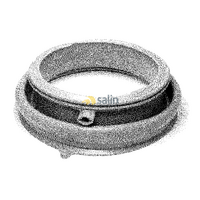 GENUINE OEM MIELE FRONT LOADER WASHING MACHINE DOOR SEAL BOOT GASKET W383 SERIES alternate image