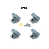 GENUINE SMEG DISHWASHER LOWER BOTTOM BASKET WHEELS SET OF X4 3A11701545981330165 alternate image
