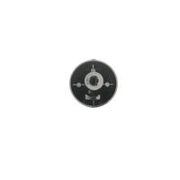 CHEF 615 GAS COOKTOP SILVER CONTROL KNOB GHC615S alternate image