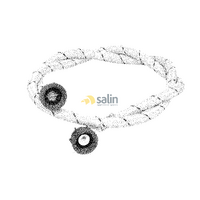 GENUINE ELECTROLUX WASHING MACHINE HOT & COLD WATER INLET HOSE X2 SET 36S605L*02 alternate image