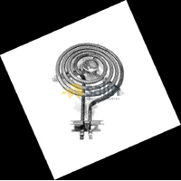 SIMPSON STOVE COOKTOP HEATING ELEMENT (LARGE HOTPLATE) 61F810W, 61D817W*18 alternate image
