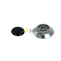 GENUINE SMEG GAS COOKTOP STOVE MEDIUM BURNER HEAD + CAP SET CIR64XS CIR64XS3 | Part No: 870650447 alternate image
