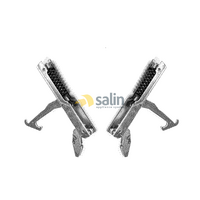 GENUINE SMEG OVEN DOOR HINGES COMPLETE ASSEMBLY WITH SUPPORTS  SI850X SIL250EB alternate image