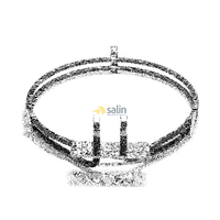 GENUINE SMEG 900MM STOVE OVEN FAN FORCED ELEMENT CS90GMXA, CS90GMXHA, CS95GMBNA alternate image