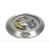 GENUINE SMEG STOVE GAS COOKTOP BURNER SET ASSEMBLY CIR60XS3 alternate image