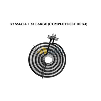 SIMPSON STOVE COOKTOP HEATING ELEMENT HOTPLATES COMPLETE SET OF X4 alternate image