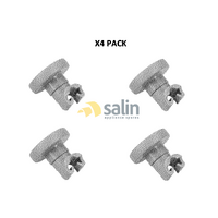 GENUINE SMEG DISHWASHER UPPER TOP BASKET WHEELS SET OF X4 FDWS55MS-1EGY FILO- alternate image