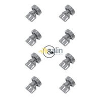 8 x GENUINE ASKO DISHWASHER BOTTOM LOWER BASKET WHEELS ASSEMBLY alternate image