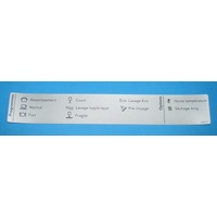 494011 PROGRAM LABEL ASKO D5526,5626 FR