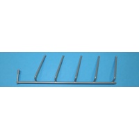 500032 PLATE RACK SHORT DF L BK778