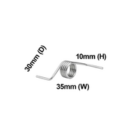 Electrolux Westinghouse Fridge Mullion Flap Sping 140013719012 | WQE6000SA WHE6000SA-D WHE6060SA-D WHE5260SA-D WHE5200SA-D WQE6000SB WQE6000BB
