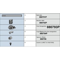 Fisher and Paykel Fridge Integration Foot 880793P