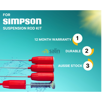 SIMPSON 8.5KG TOP LOAD WASHERS SUSPENSION ROD KIT (4 PK) PN: 119155400K