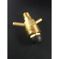 CARAVAN 9KG 5KG 4KG LPG GAS CYLINDER WING NUT POL TO 1/4" ADAPTOR