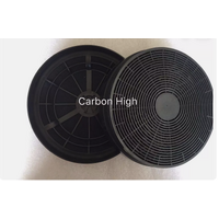 2x Viali rangehood carbon/charcoal filters CF110, ATCF110, AXFC1 black