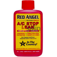 RED ANGEL AUTO CAR AC AIR CONDITIONER GHOST LEAK PLUG STOP 58ML