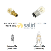 LAMP GLOBE LIGHT | 10 pcs HALOGEN 25W 230V OVEN 300C