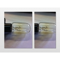 2 x Samsung Microwave Oven Light Globe Bulb M1934NCE M1935NCE M1978NCE M1D34NCE