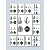 5x Westinghouse GAS Oven Knobs GHP95S GHP765S GHP17S GHP775S GHP16S