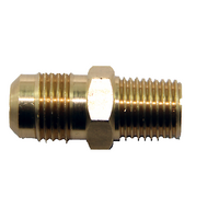 LPG NATURAL GAS ADAPTER 1/4" BSP MALE TO 3/8" SAE MALE UNION