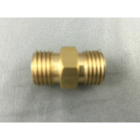 CARAVAN RV HOME BBQ LPG NATURAL GAS ADAPTER 1/4 BSP MALE TO 1/4" BSP MALE