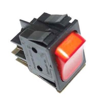 COMMERCIAL FRIDGE ON/OFF RED ILLUMINATED DPST ROCKER SWITCH MD401L