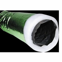 R 1.5 10" / 250mm FLEXIBLE INSULATED FAN DUCT DUCTING FLEX
