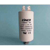 25uF Run Capacitor Plastic 400/450V will suit 240V Motor Pump Spa Dryer 440Volt