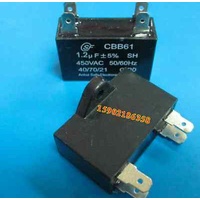 AIR CONDITIONER FAN MOTOR 1 to 8 uF 450 VOLT START/RUN CAPACITOR CBB61