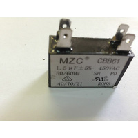 1.5uf Capacitor 440Volt 50hz Motor Start Run Capacitor CBB61