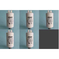 5x Air Conditioner Motor Run Running Capacitors 25UF 400V 450VAC CBB60A