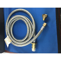 3M GAS HEATER 1/2" & 3/8 " BSP S.S BRAIDED HOSE WITH BAYONET RINNAI RHEEM