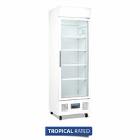 POLAR COMMERCIAL DISPLAY CHILLER DRINK FRIDGE 368LT DM076-A 620MM WIDE 1 DOOR