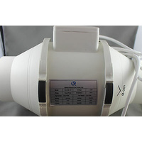 10 X IGLOO 100mm INLINE BATHROOM EXHAUST FAN VENTILATION HYDROPONICS 2 SPEED