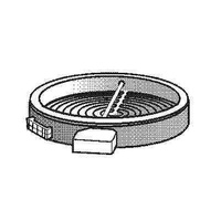 CHEF CERAMIC HOTPLATE ELEMENT 0122004482K ESLUFCW EG2FCW FEO1CBL FEO1CSS FEO1CW