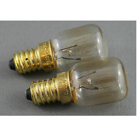 GENUINE LOFRA  CHEF WESTINGHOUSE 5 X OVEN GLOBE BULB 25W 300°C E14  PAIR