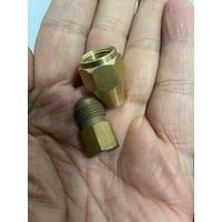 CARAVAN RV SHOP LPG BBQ FITTINGS FEMALE UNION 5/16FLARE x 1/8FBSP C/W NUT