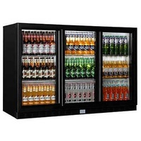 BNIB UNDER BENCH TRIPLE DOOR, BEER DISPLAY FRIDGE 900MM HIGH LG308