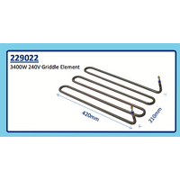 3400W 240V GRIDDLE ELEMENT 229022