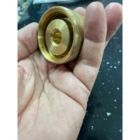 FORKLIFT CAR GAS FILLING CYLINDER ADAPTOR BRASS CAP 1-3/4 ACME LPG CG-49
