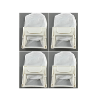 4 x LG Fuzzy Logic Washing Machine Lint Filter Bag 65mm X 72mm SF-60PX WF-402