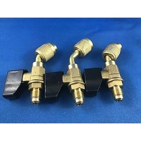 1/4" 5/16" ADAPTER REFRIGERANT HOSE FOR R410A WITH BALL VALVE & HOSE T004022